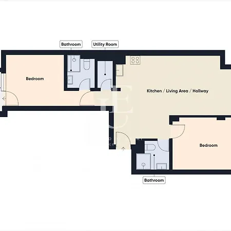Miami A Lovely Center 2 Bedrooms With Private Parking Lägenhet *